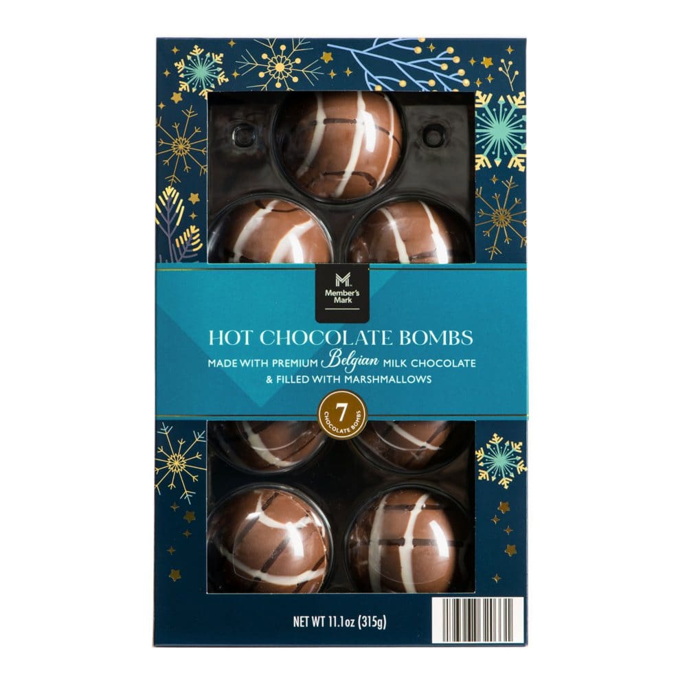 Member’s Mark Hot Chocolate Bombs (7 pk.) (Pack of 25) - Cocoa - Member’s
