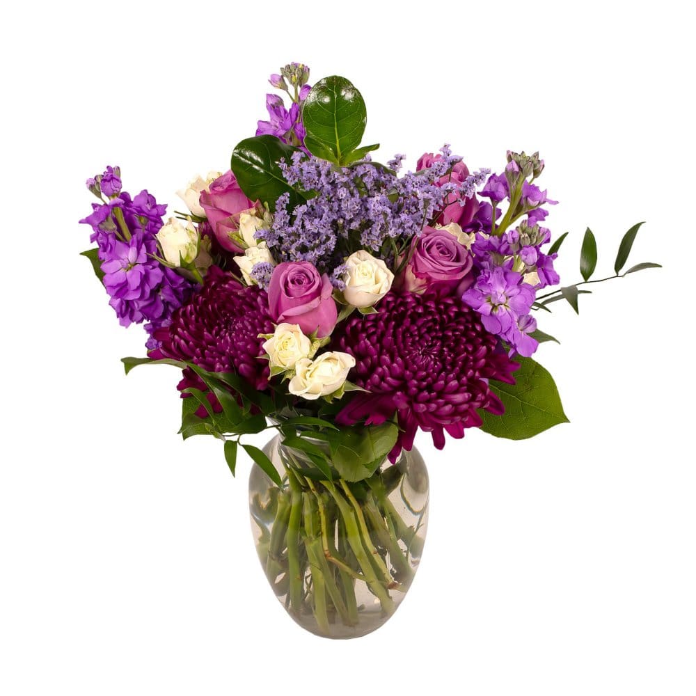 Member’s Mark Lovely Lavender Bouquet + Vase (23 Stems) - Floral Arrangements - Member’s