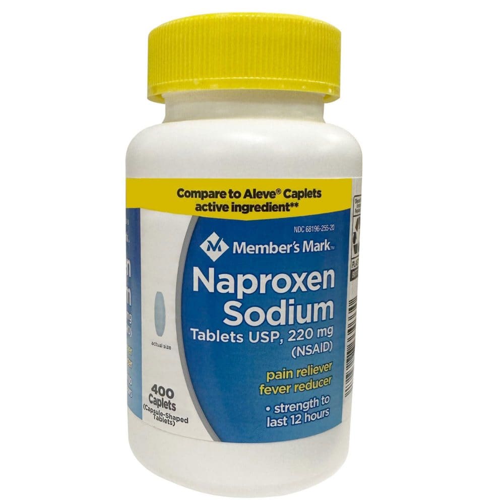 Member’s Mark Naproxen Sodium 220 mg. Tablets USP (400 ct.) - Pain Relief - Member’s