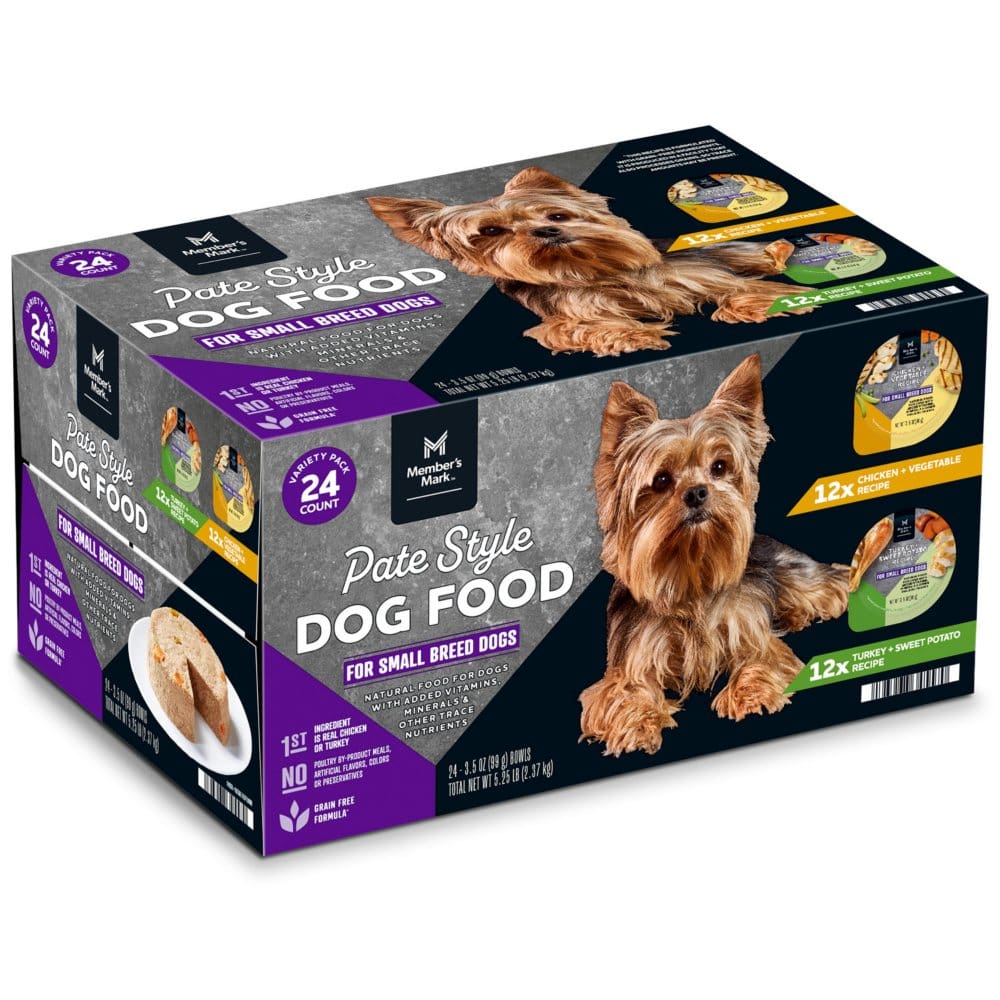Member’s Mark Pate Style Dog Food Variety Pack (3.5 oz. 24 ct.) - New Arrivals - ShelHealth