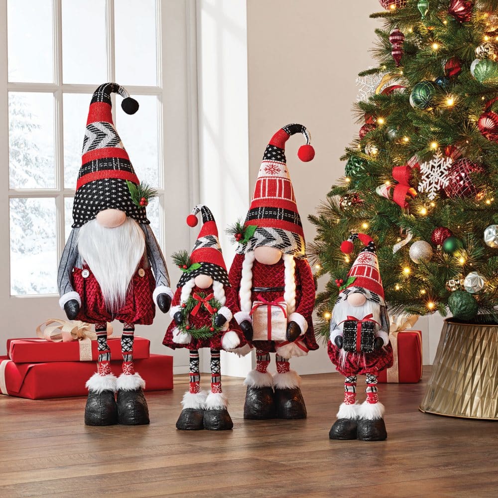 Member’s Mark Plush Gnome Décor Set of 4 - Tabletop Decorations - ShelHealth