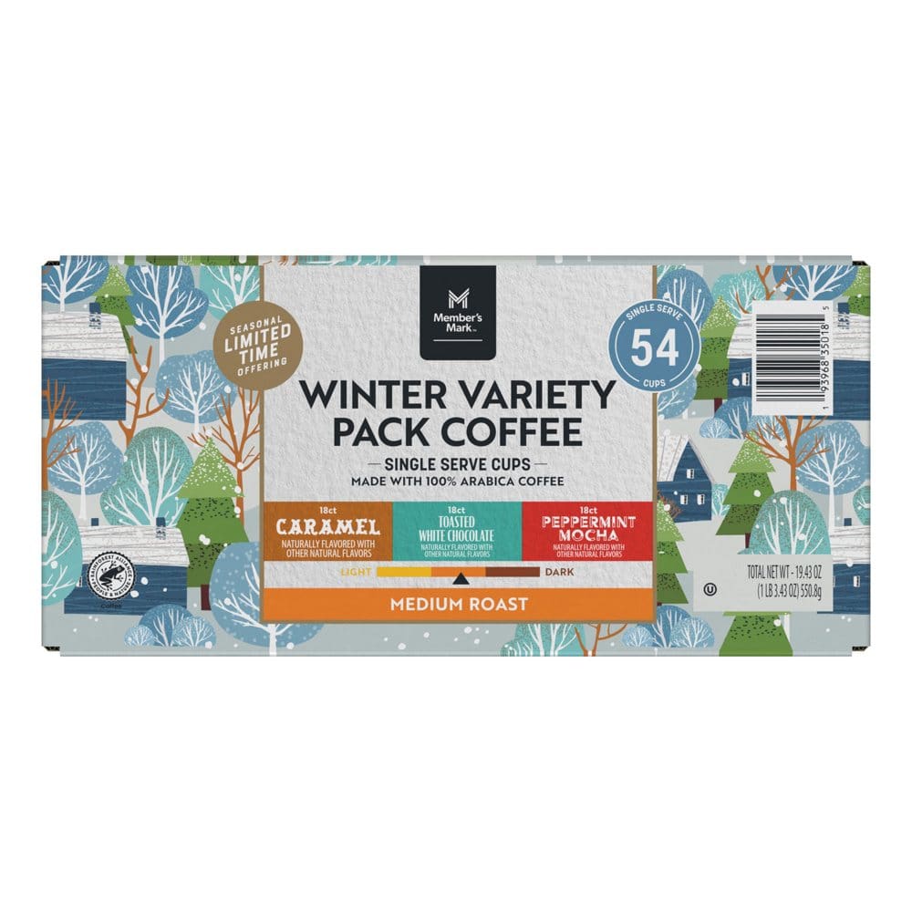 Member’s Mark Single Serve Coffee Pods Winter Variety Pack (54 ct.) - New Items - Member’s
