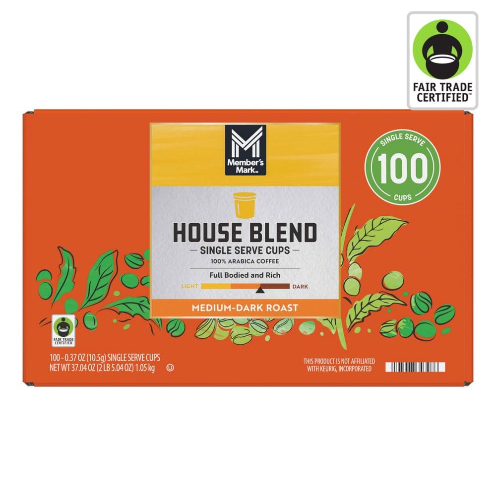 Member’s Mark Single-Serve Cups House Blend (100 ct.) - New Items - ShelHealth