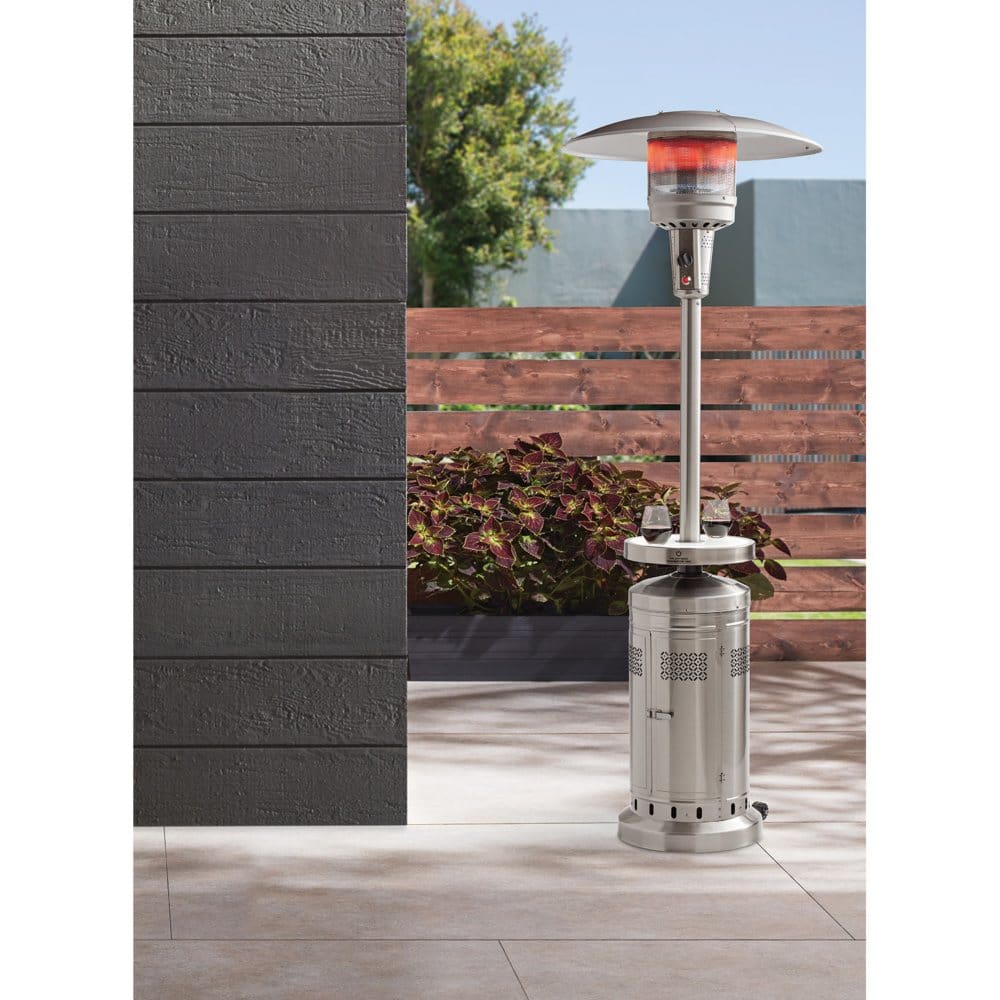 Member’s Mark Stainless Steel Patio Heater with LED Table - Game-time Gear - ShelHealth
