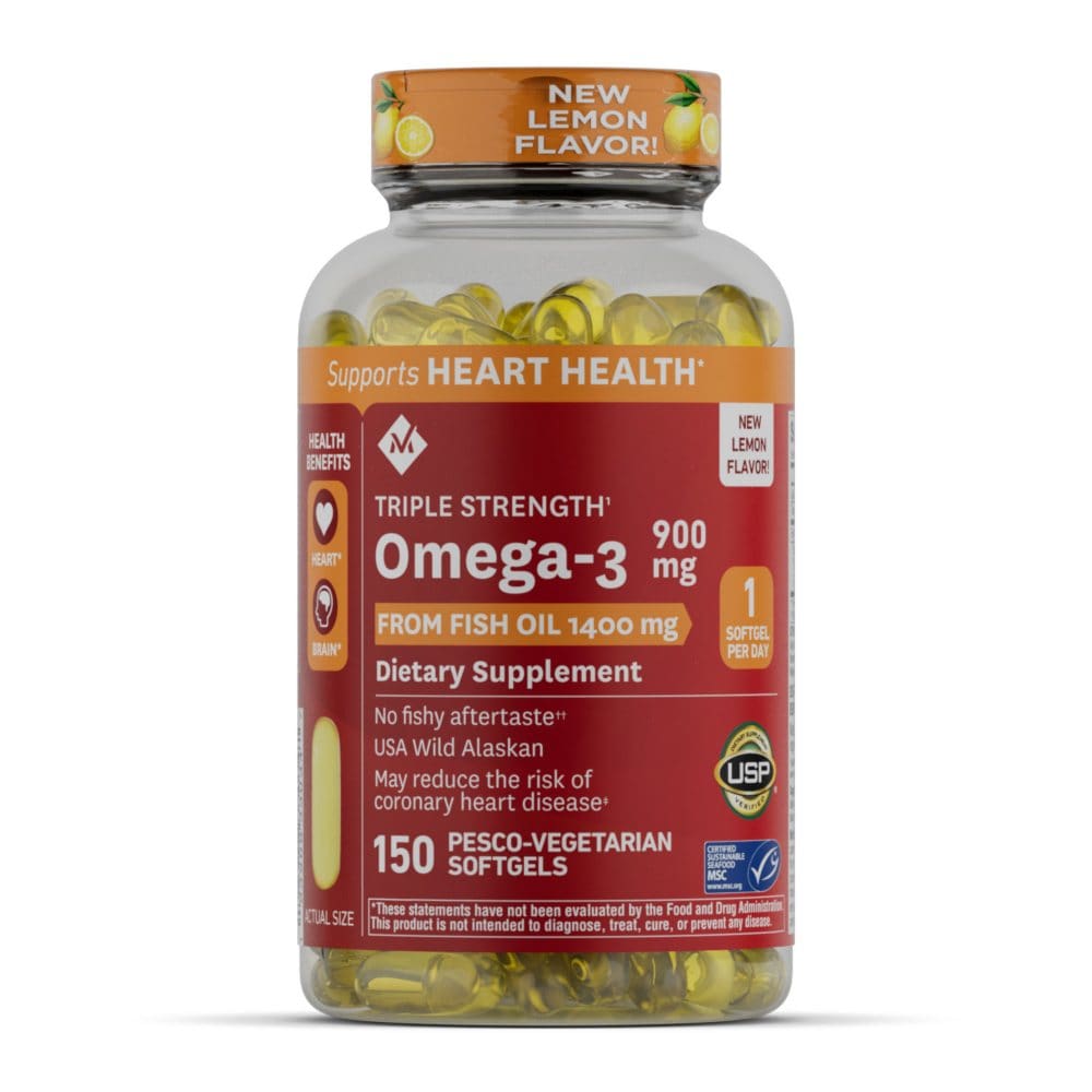 Member’s Mark Triple Strength Fish Oil Softgels (150 ct.) - Instant Savings - ShelHealth