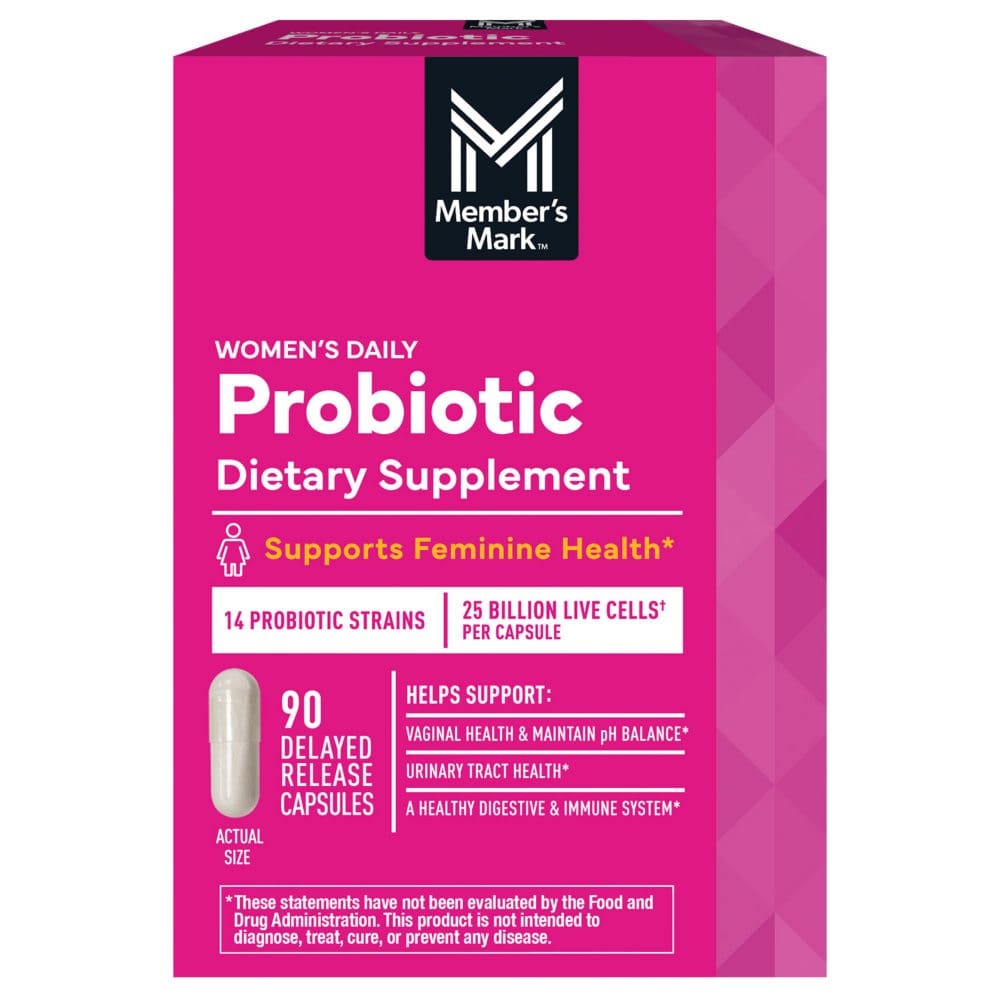 Member's Mark Women's Daily Probiotic Capsules (90 ct.) | ShelHealth