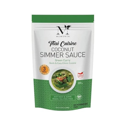 MEMENTA: Green Curry Coconut Simmer Sauce 8.82 oz (Pack of 5) - Meal Ingredients > Sauces - MEMENTA
