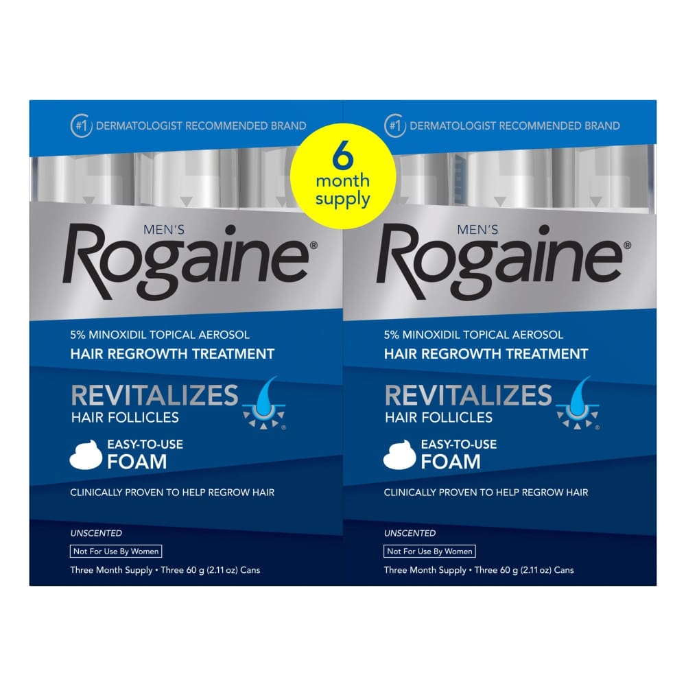 Men’s Rogaine Hair Regrowth Treatment 2 ct. - Home/Health & Beauty/Hair Care/Shampoo/ - Unbranded