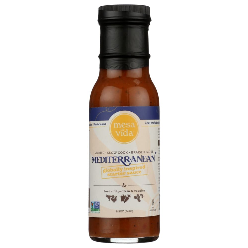 MESA DE VIDA: Sauce Mediterranean Strt 8.5 fo (Pack of 3) - MESA DE VIDA