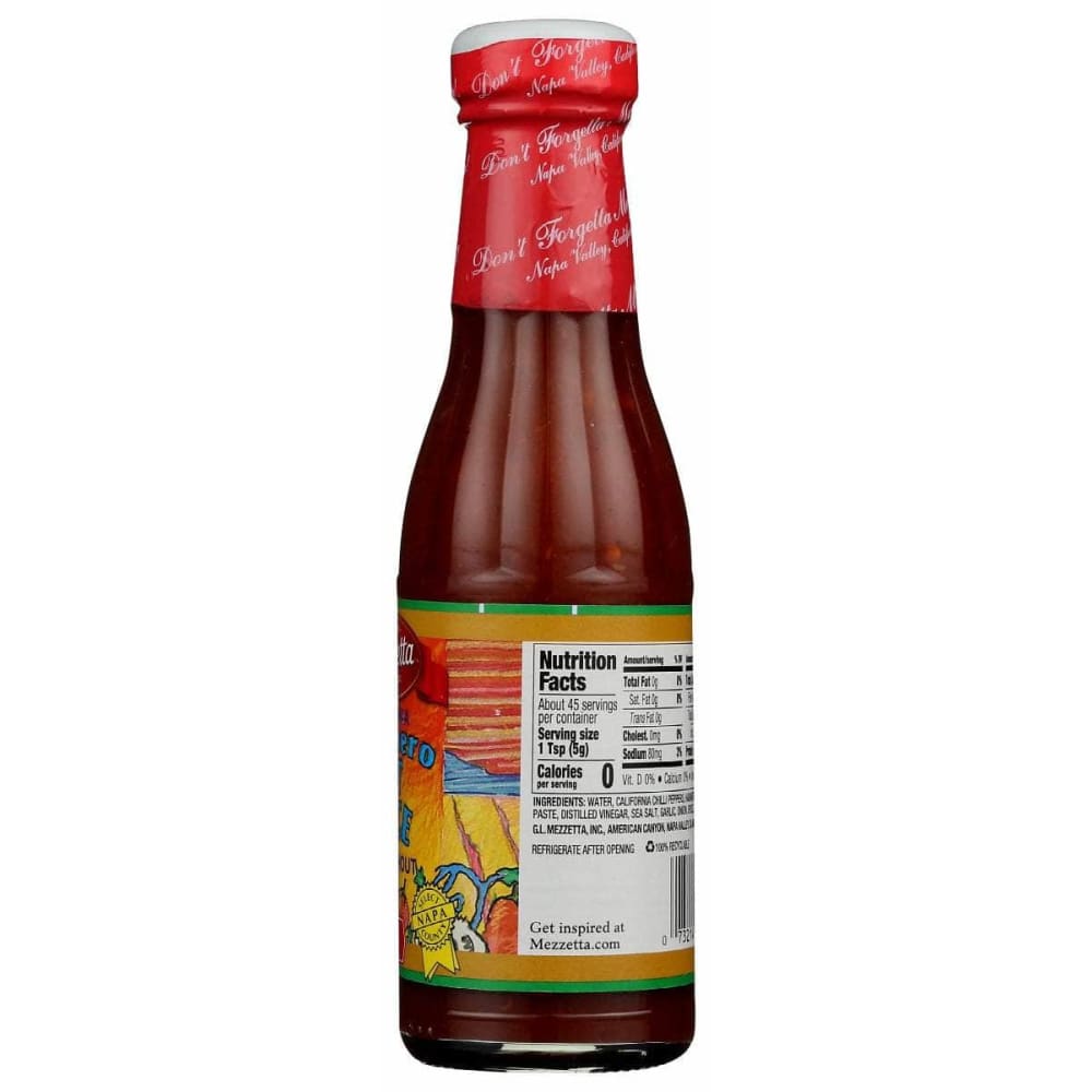MEZZETTA Grocery > Meal Ingredients > Sauces MEZZETTA: California Habanero Hot Sauce, 7.5 oz