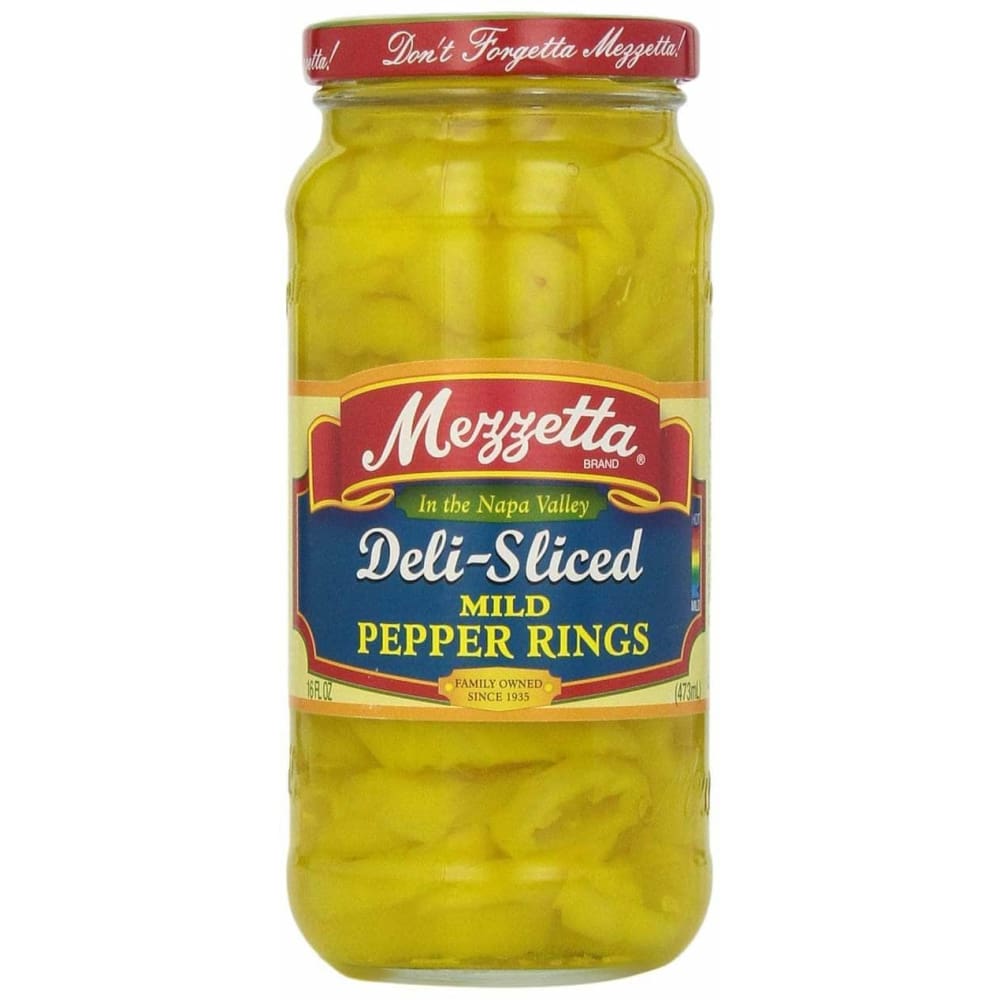 Mezzetta Mezzetta Deli-Sliced Mild Pepper Rings, 16 oz