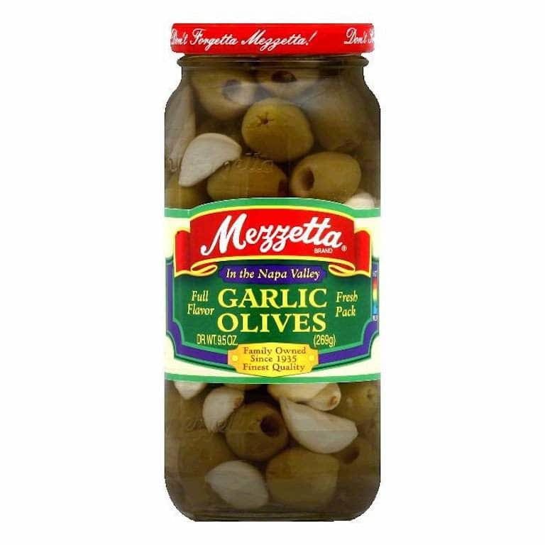 Mezzetta Mezzetta Garlic Olives, 9.5 oz