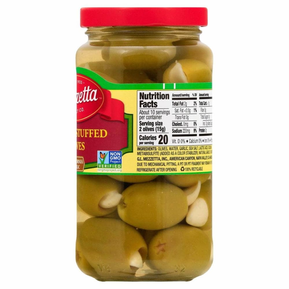MEZZETTA Mezzetta Olive Garlic Stuffed, 6 Oz