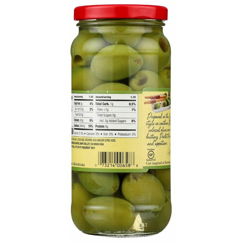 MEZZETTA Mezzetta Olives Pitted Castelvetra, 8 Oz