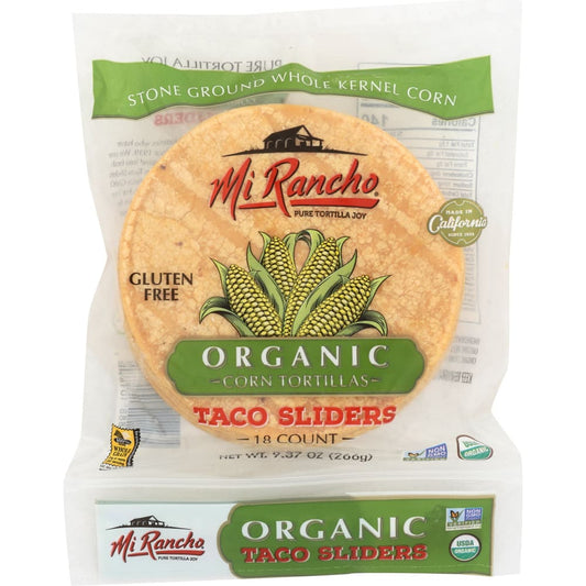 MI RANCHO: Sliders Taco 18 pc Organic 9.36 oz (Pack of 5) - Grocery > Cooking & Baking > Crusts Shells Stuffing - MI RANCHO