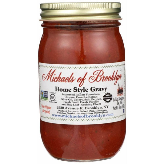MICHAELS OF BROOKLYN MICHAELS OF BROOKLYN Sauce Gravy Home Style, 16 oz