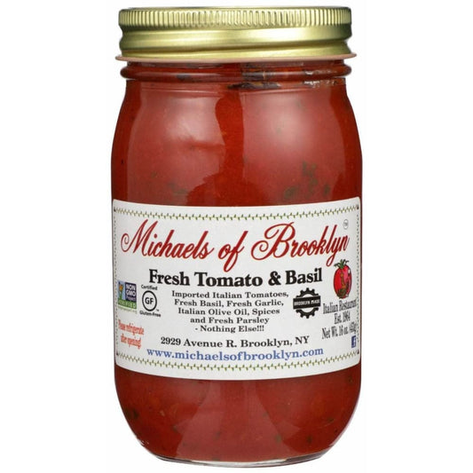 MICHAELS OF BROOKLYN MICHAELS OF BROOKLYN Sauce Pasta Tomato Basil, 16 oz