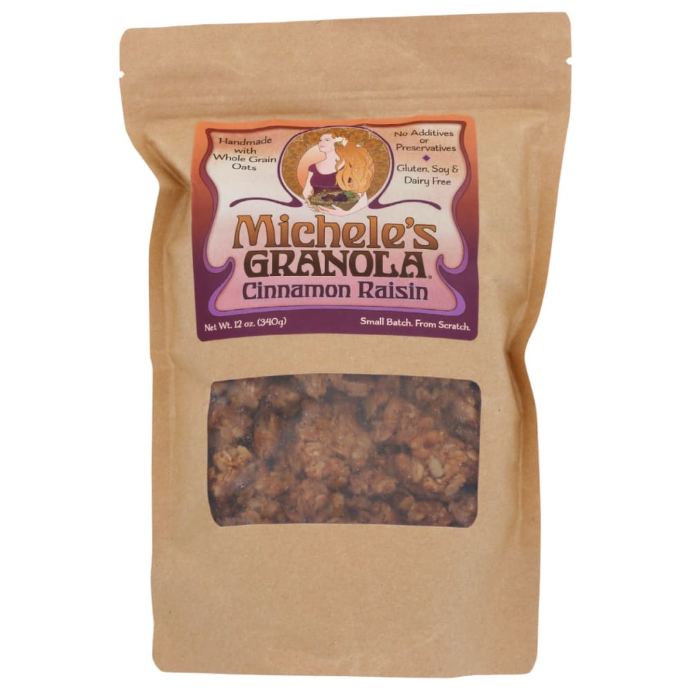 MICHELES GRANOLA: Granola Cinnamon Raisin 12 OZ (Pack of 3) - MICHELES GRANOLA