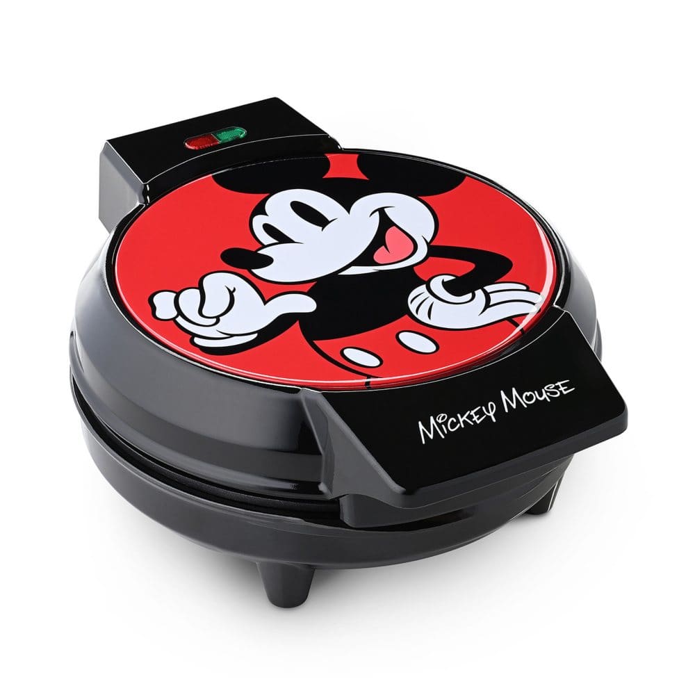 Mickey Mouse 7 Round Waffle Maker Ceramic Non-Stick Cooking Plates - Waffle Makers & Griddles - ShelHealth