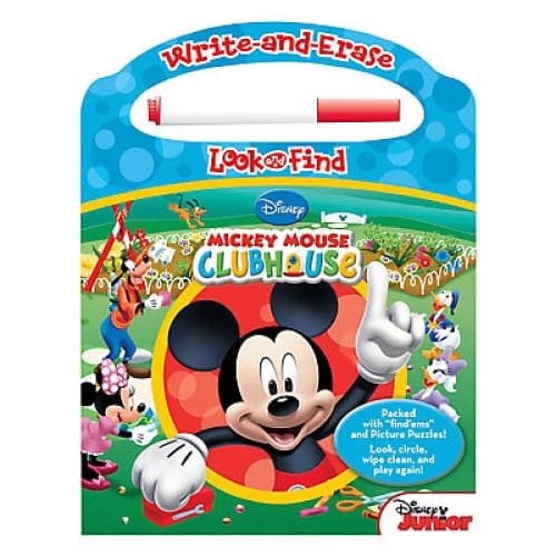 Mickey Mouse Write and Erase Look and Find - Home/Books/ - Readerlink