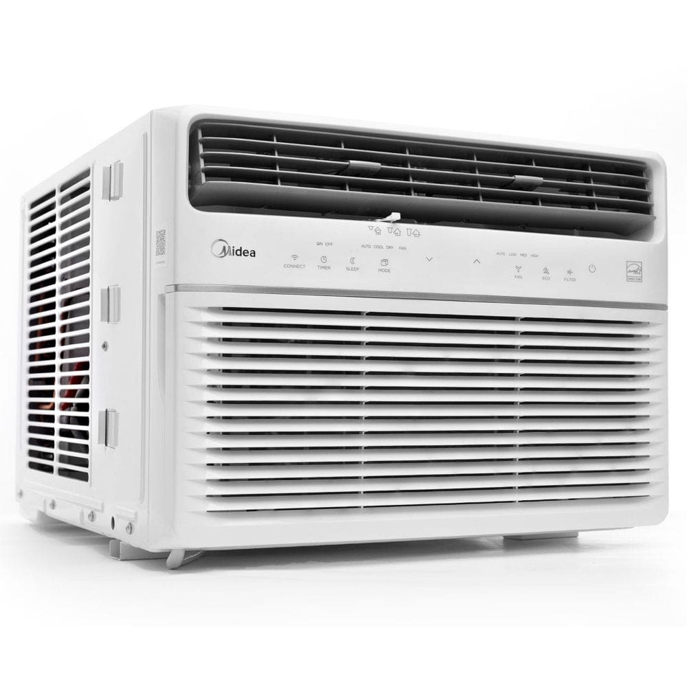 Midea 8,000 BTU Room Window Air Conditioner Remote Control Energy Star w/Wifi & Voice Control - Air Conditioners & Coolers - Midea