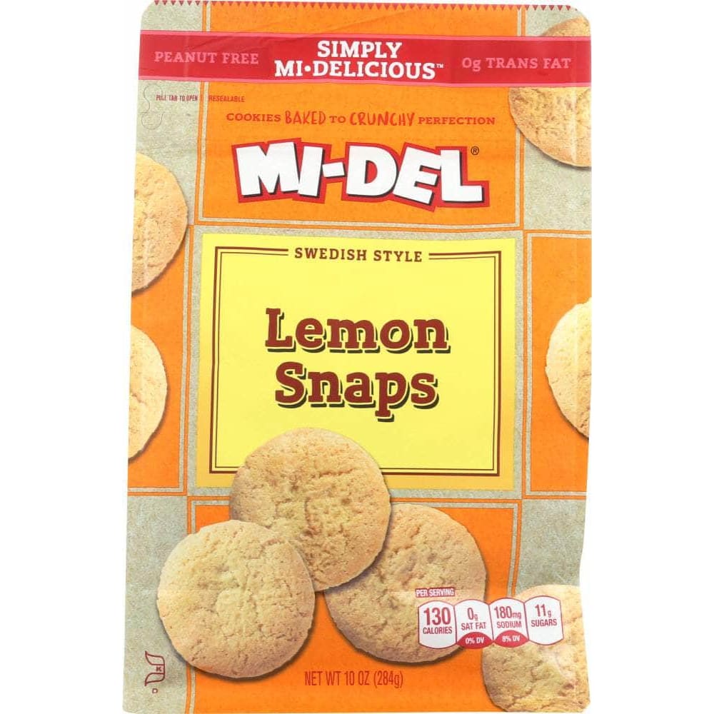 Mi-Del Midel Cookies Snap Lemon, 10 oz