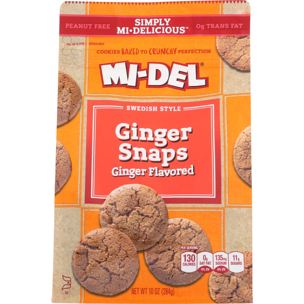 MIDEL: Ginger Snap Ginger Flavored 10 oz (Pack of 4) - Grocery > Snacks > Cookies - MI-DEL