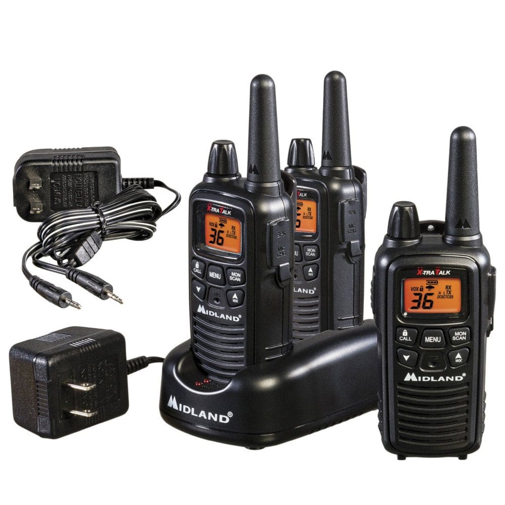 Midland LXT633 Two-Way Extended Range Radios (3 pack) - GPS & Outdoor Electronics - Midland
