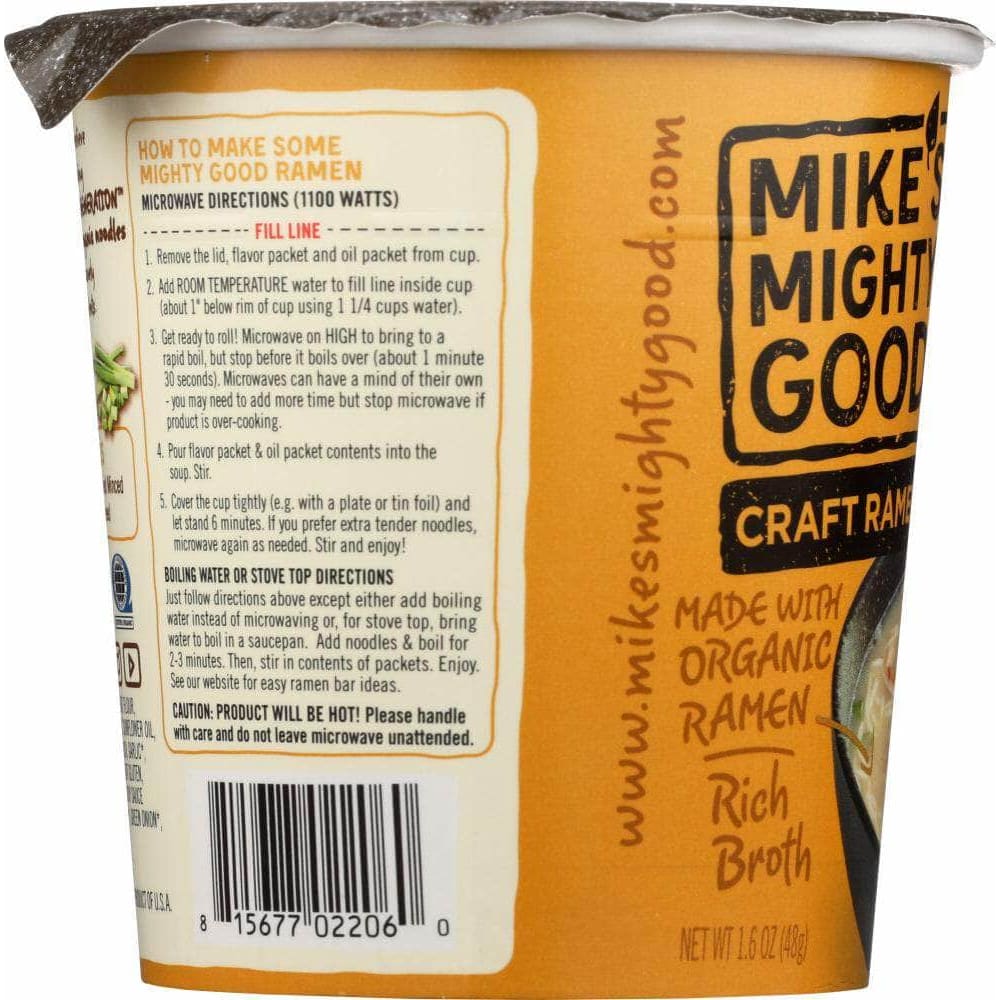 Mikes Mighty Good Mikes Mighty Good Soup Cup Chicken Organic, 1.6 oz