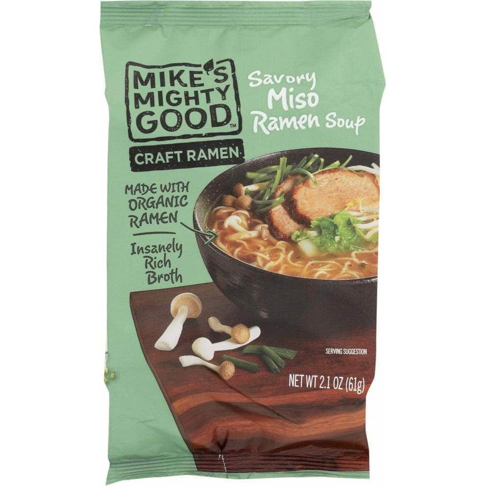 Mikes Mighty Good Mikes Mighty Good Soup Ramen Miso Savory, 2.1 oz