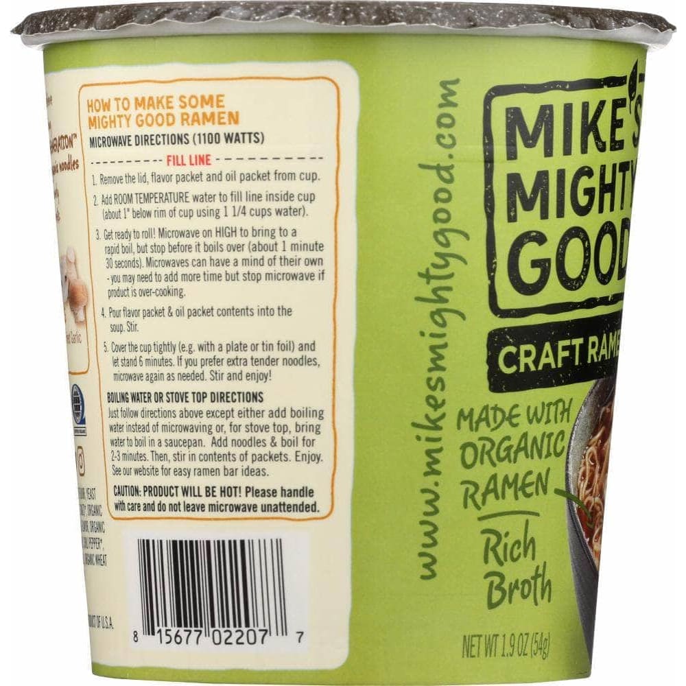 Mikes Mighty Good Mikes Mighty Good Vegetarian Vegetable Ramen Noodle Soup, 1.9 oz