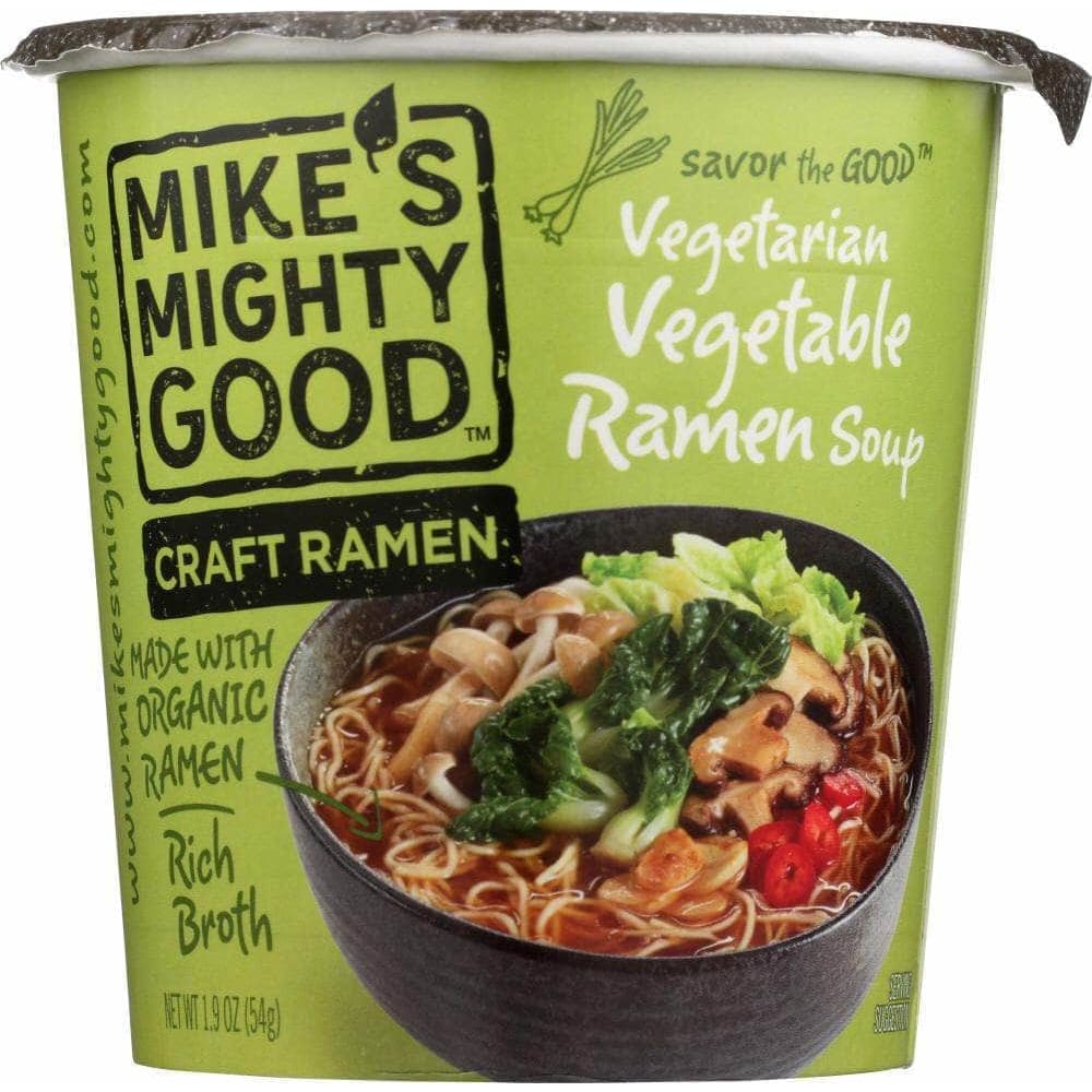 Mikes Mighty Good Mikes Mighty Good Vegetarian Vegetable Ramen Noodle Soup, 1.9 oz