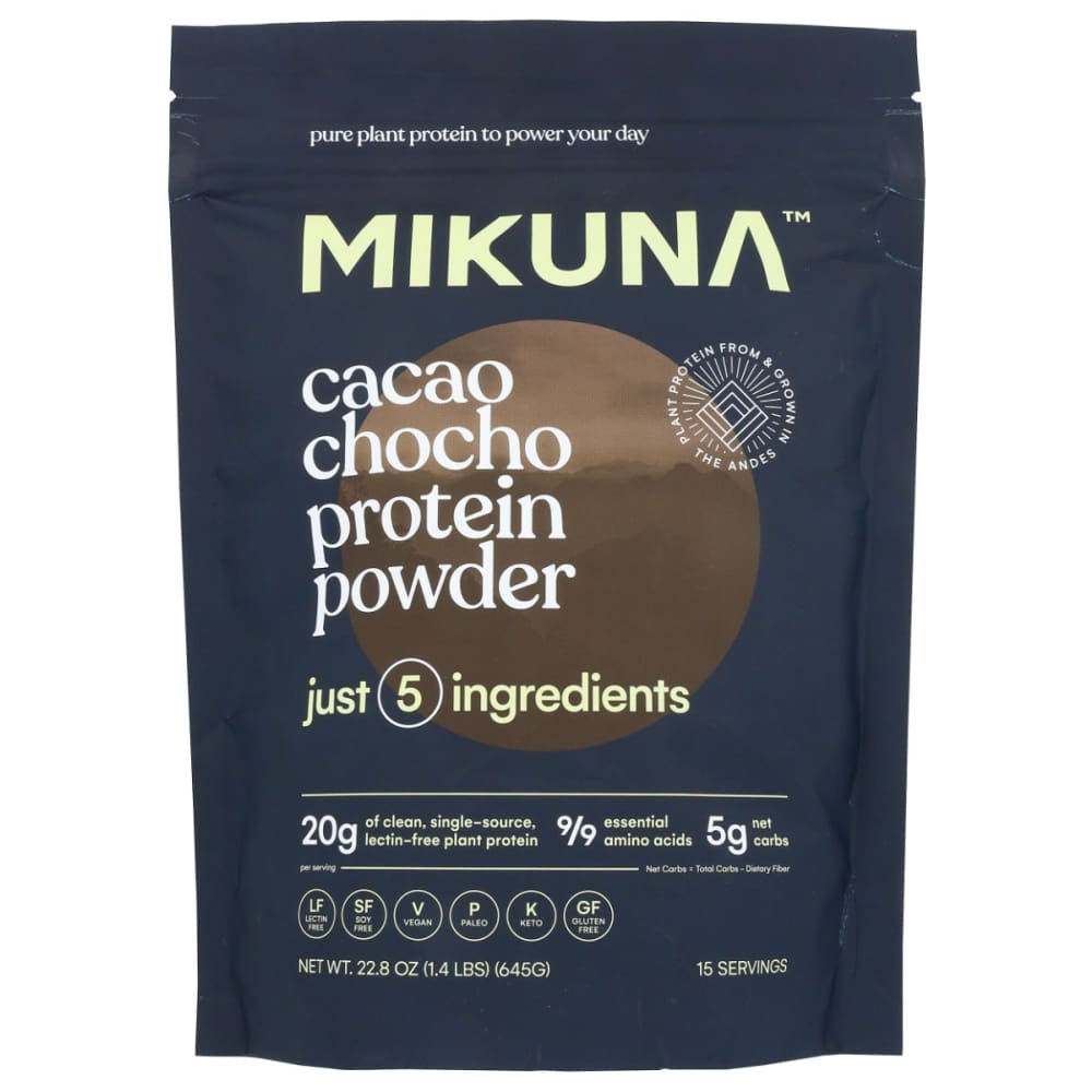 MIKUNA: Cacao Chocho Protein Powder 22.8 oz - Vitamins & Supplements > Protein Supplements & Meal Replacements - MIKUNA