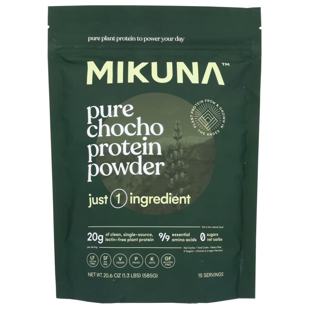 MIKUNA: Pure Chocho Protein Powder 20.7 oz - Vitamins & Supplements > Protein Supplements & Meal Replacements - MIKUNA