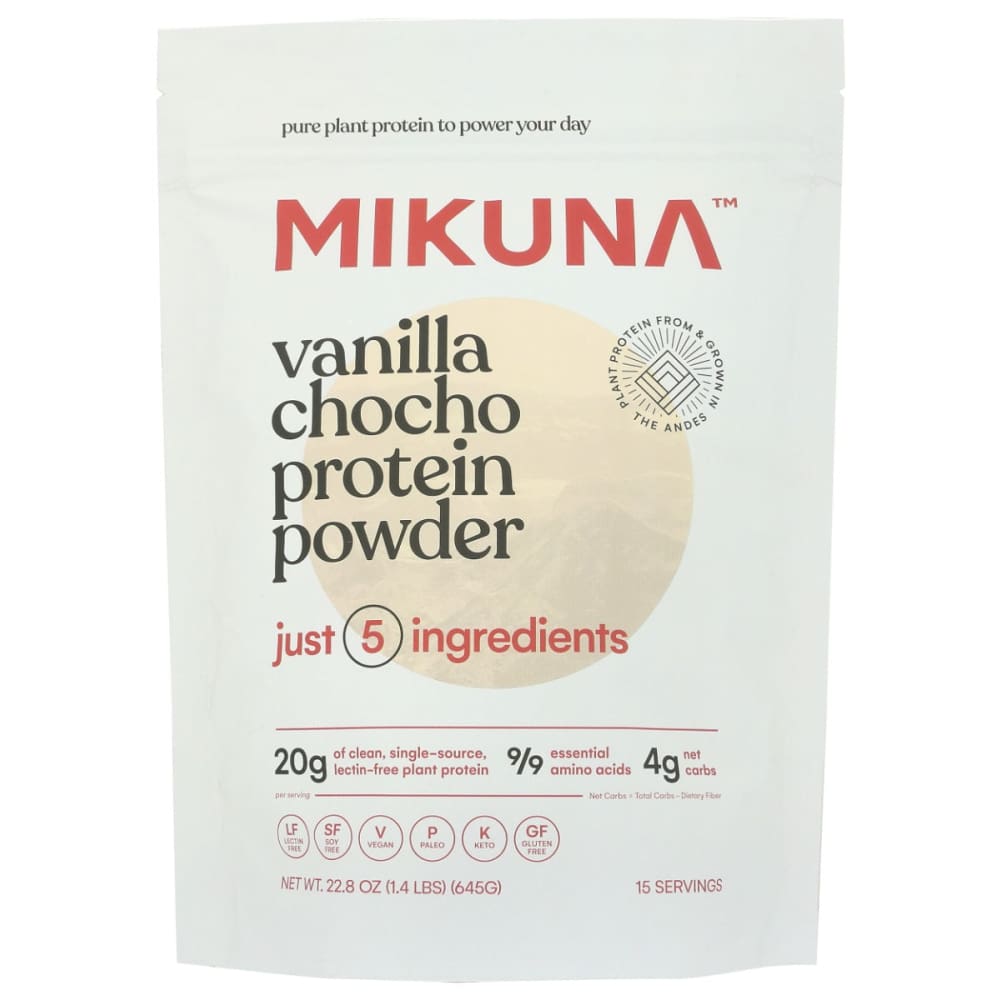 MIKUNA: Vanilla Chocho Protein Powder 22.8 oz - Vitamins & Supplements > Protein Supplements & Meal Replacements - MIKUNA
