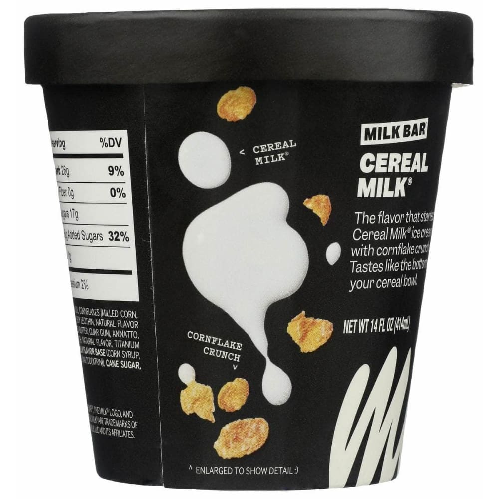 MILK BAR Grocery > Chocolate, Desserts and Sweets > Ice Cream & Frozen Desserts MILK BAR Ice Crm Cereal Mlk, 14 oz