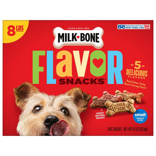 Milk-Bone Flavor Snacks Small Dog Biscuits 8 lbs. - Milk-Bone