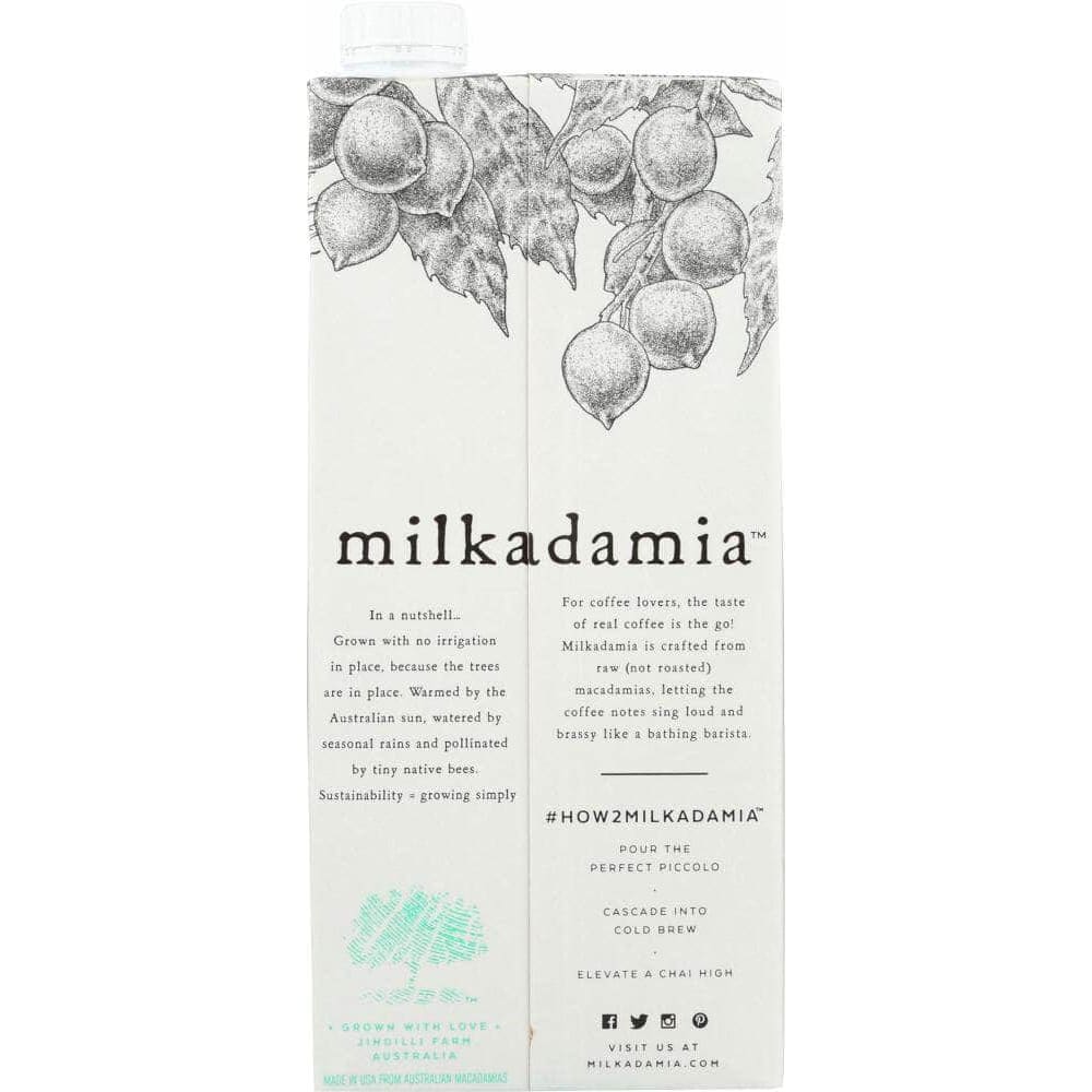 Milkadamia Milkadamia Macadamia Milk Latte Da, 32 oz