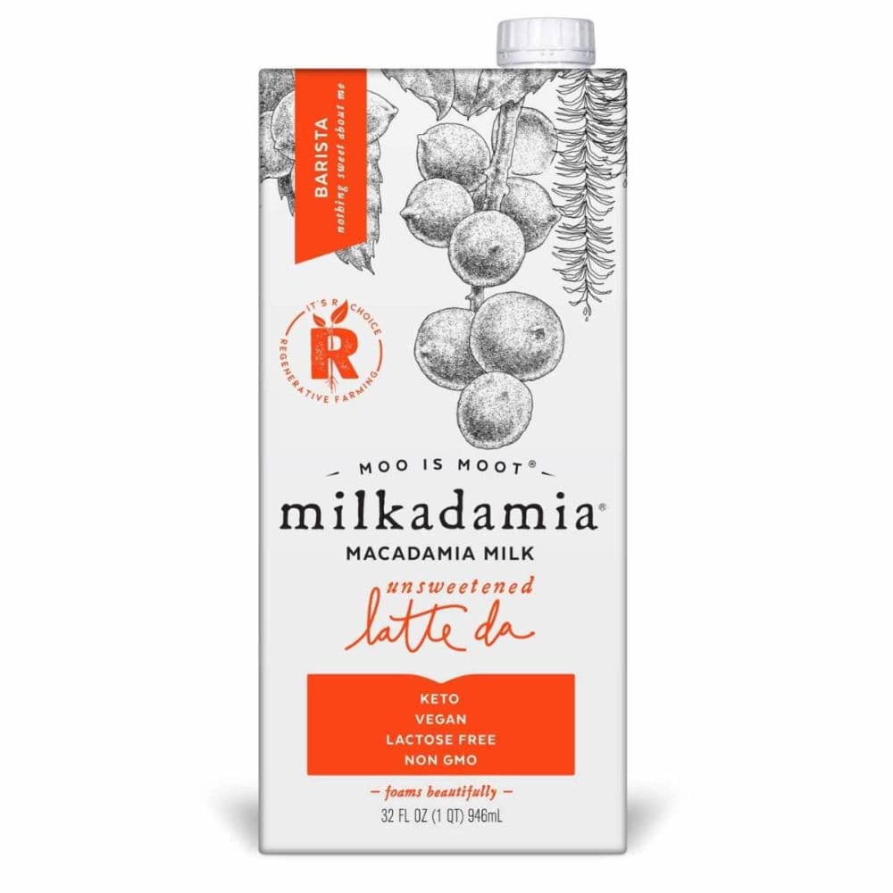 MILKADAMIA Milkadamia Milk Macdma Latte Br Unsw, 32 Fo