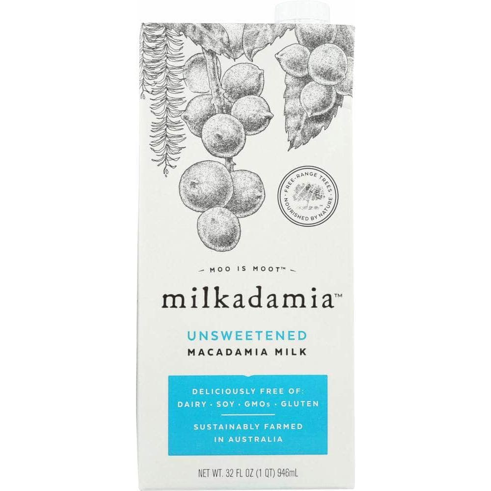 Milkadamia Milkadamia Unsweetened Macadamia Milk, 32 fo