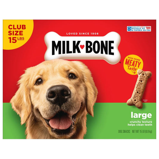 Milkbone Large Dog Biscuits 15 lbs. - Milk-Bone