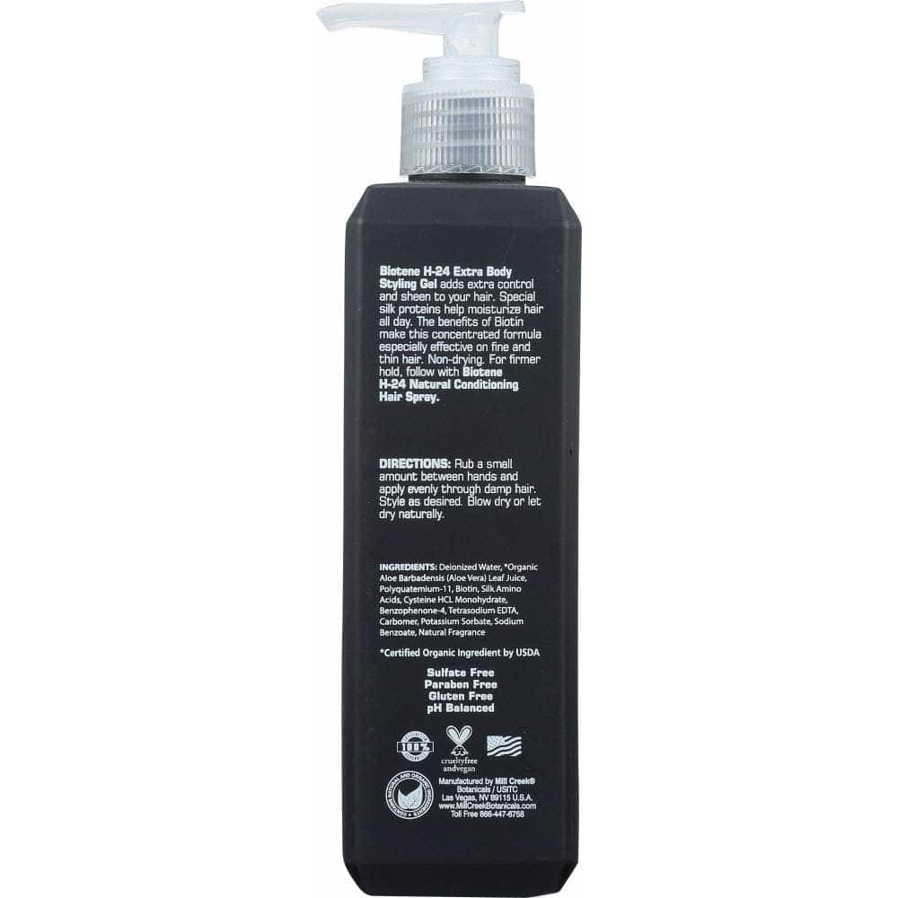 MILLCREEK BOTANICALS Mill Creek Biotene H-24 Natural Extra Body Styling Gel With Biotin & Silk Protein, 8.5 Oz