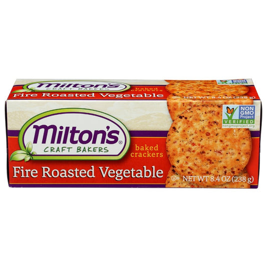 MILTONS: Cracker Veg Fire Rstd 8.4 oz (Pack of 5) - Crackers > Crackers Snack & Sandwich - Miltons