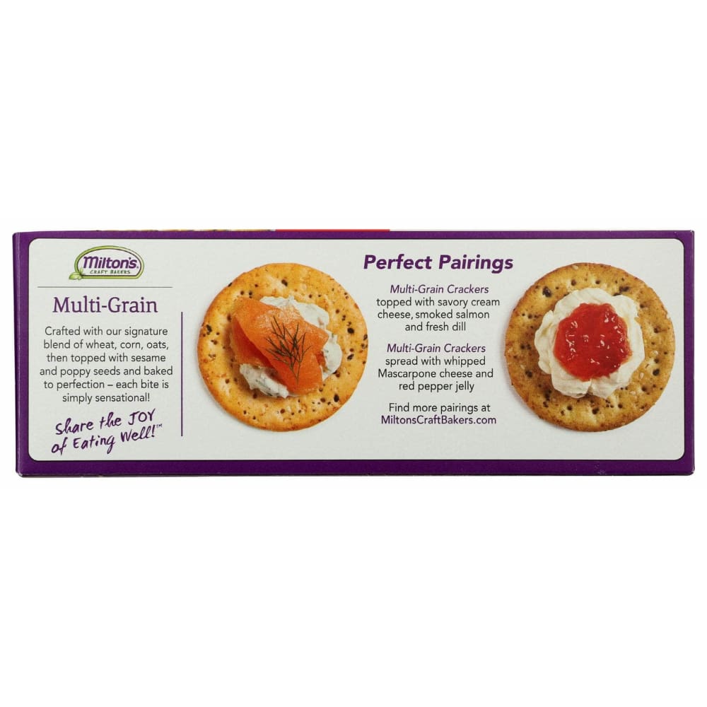 MILTONS Grocery > Snacks > Crackers MILTONS: Gourmet Crackers Original Multi Grain, 8.4 oz