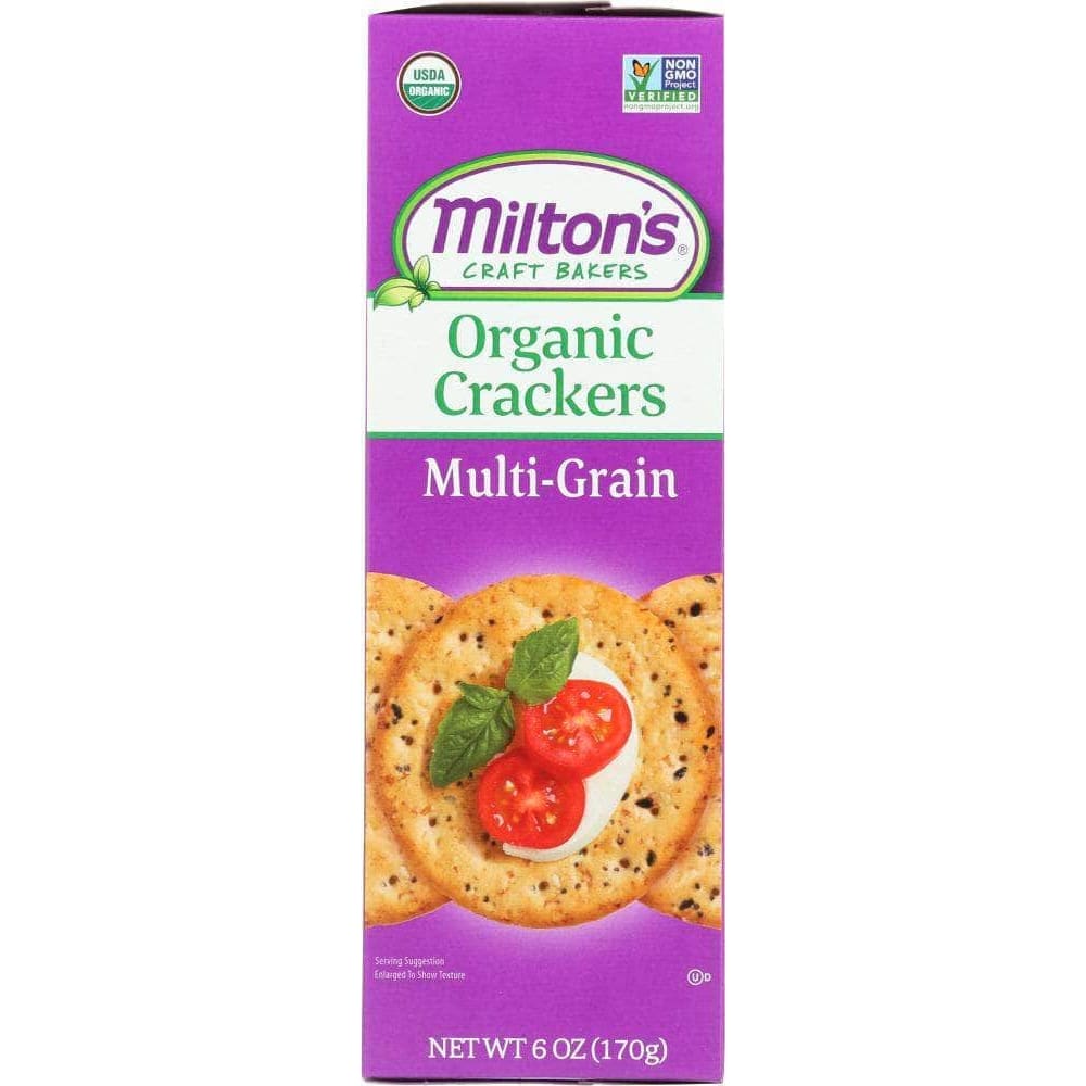 Miltons Craft Bakers Miltons  Organic MultiGrain Crackers, 6 oz