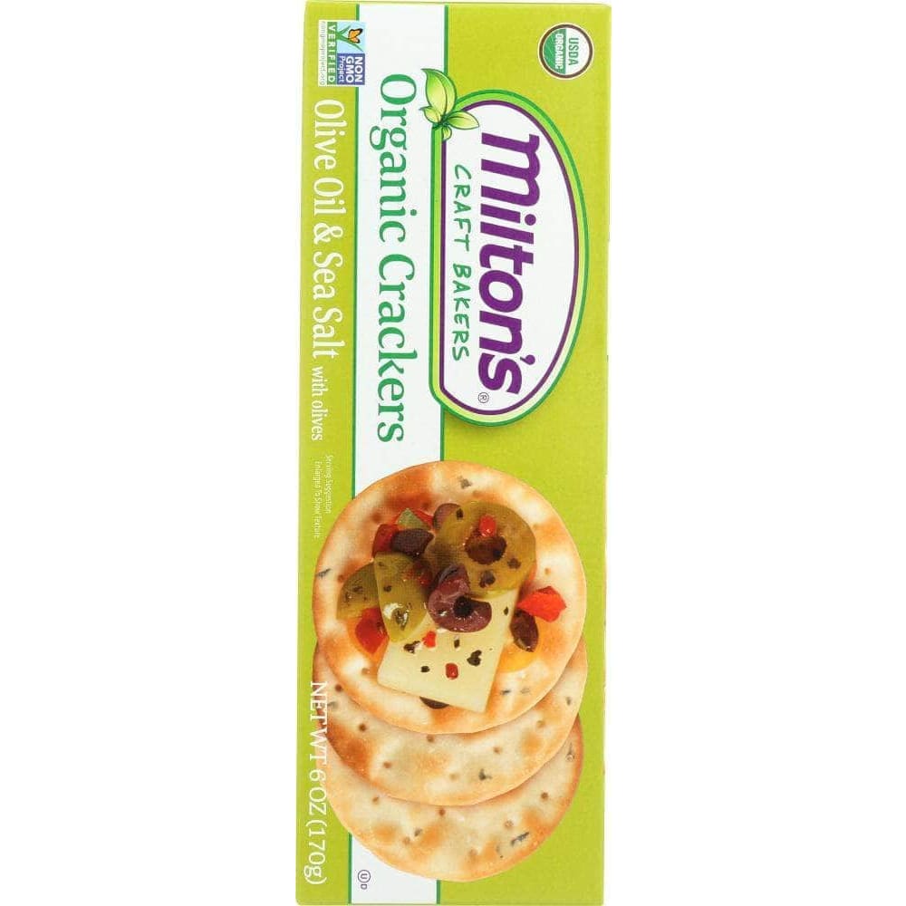 Miltons Craft Bakers Miltons Organic Olive Oil & Sea Salt Crackers, 6 oz