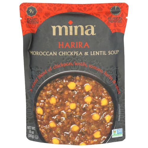 MINA: Soup Chickpea And Lentil 10 oz (Pack of 5) - Grocery > Soups & Stocks - MINA