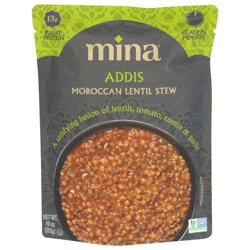 MINA: Stew Lentil Addis 10 oz (Pack of 5) - Food - MINA