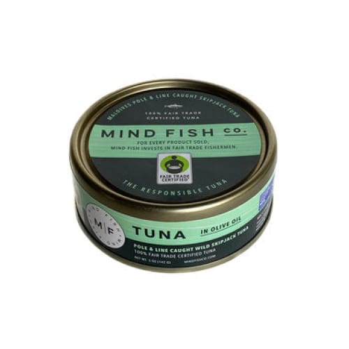 MIND FISH: Skipjack Tuna In Olive Oil 5 oz (Pack of 5) - Grocery > Meal Ingredients > Fish Food - MIND FISH