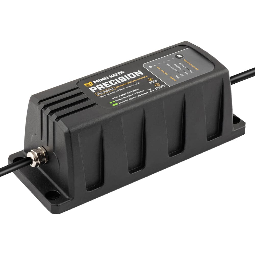 Minn Kota On-Board Precision Charger MK-110 PCL 1 Bank x 10 AMP LI Optimized Charger - Electrical | Battery Chargers - Minn Kota